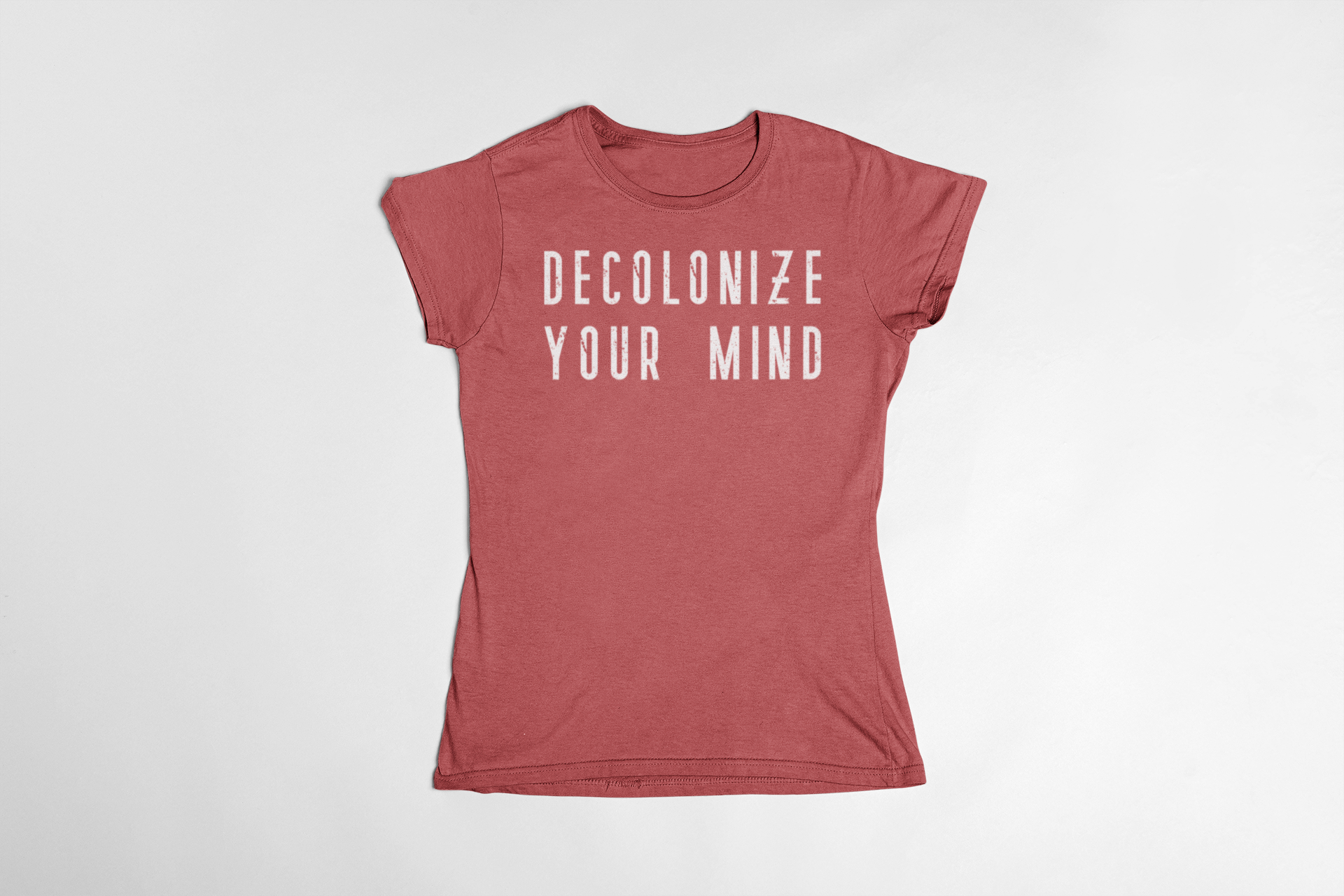 'Decolonize' Ladies' short sleeve t-shirt