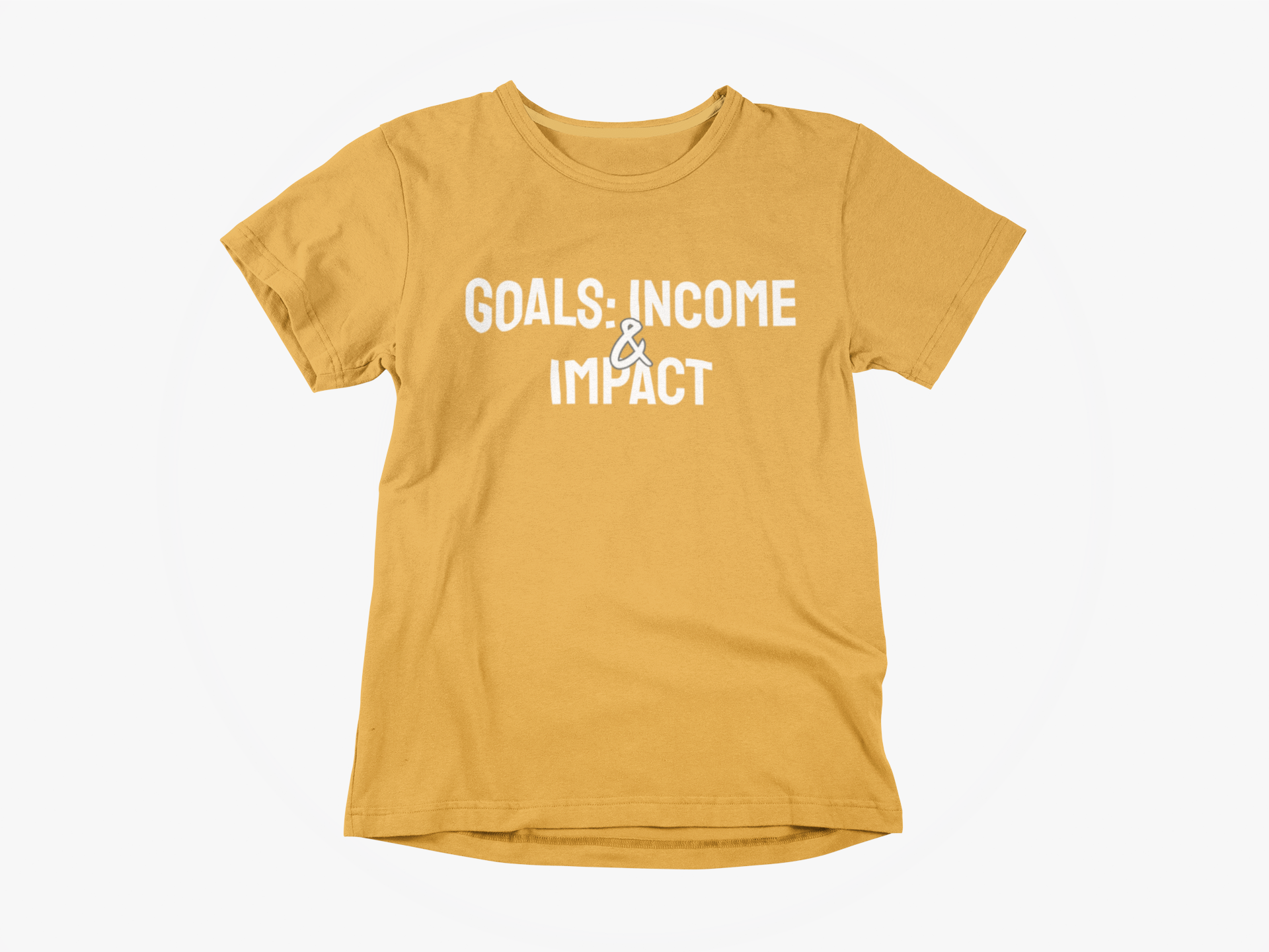 'Income & Impact' Short-Sleeve Men's T-Shirt